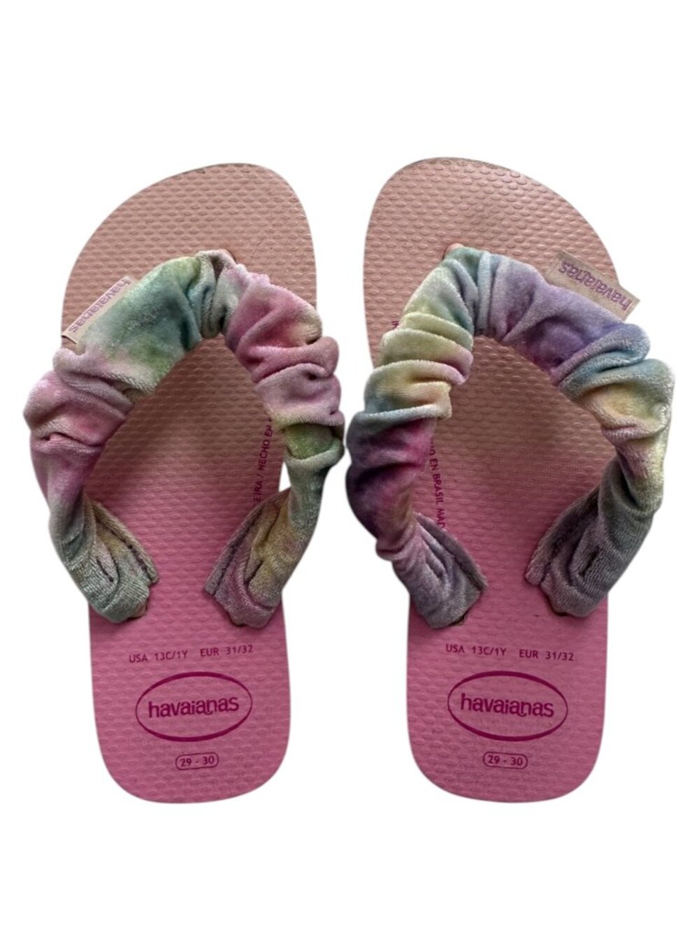 Havaianas Pastel Scrunch Strap Flip Flops